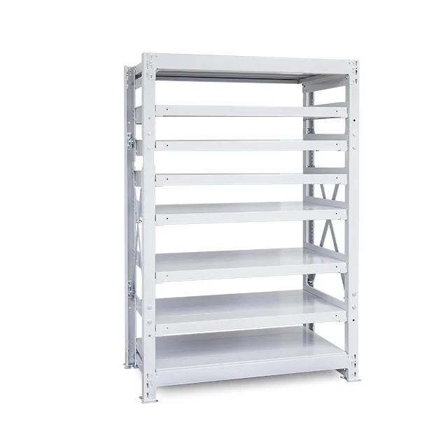 1000kg/段 重量スチール棚 高さ2400 x 棚板8枚（有効7段）x 横幅1800 x