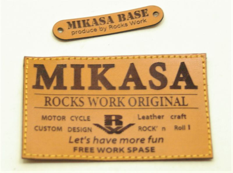 オリジナルタグ作成方法いろいろ…革にレーザー彫刻編 – みかさベースで