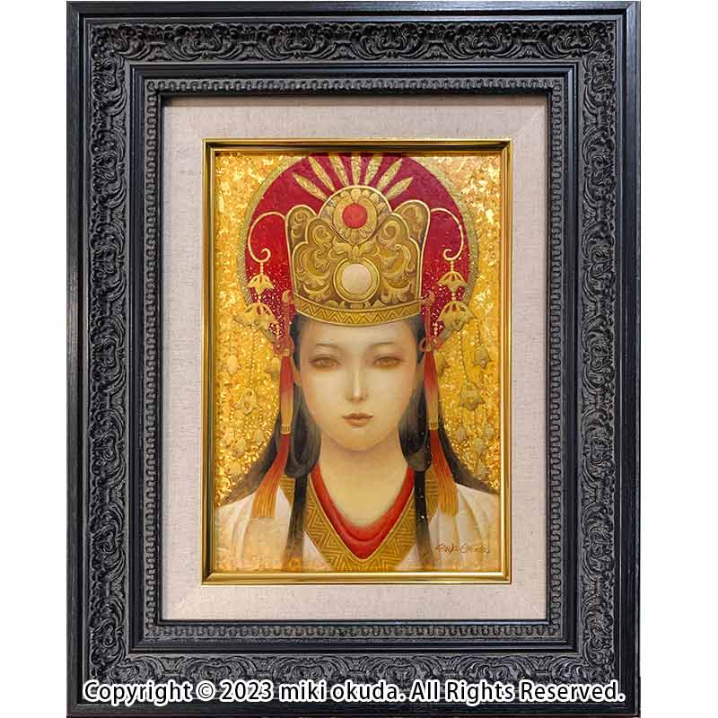 原画一点限り】天照大神 ～暉～ – 癒しの神仏画・観稀舎（みきしゃ）