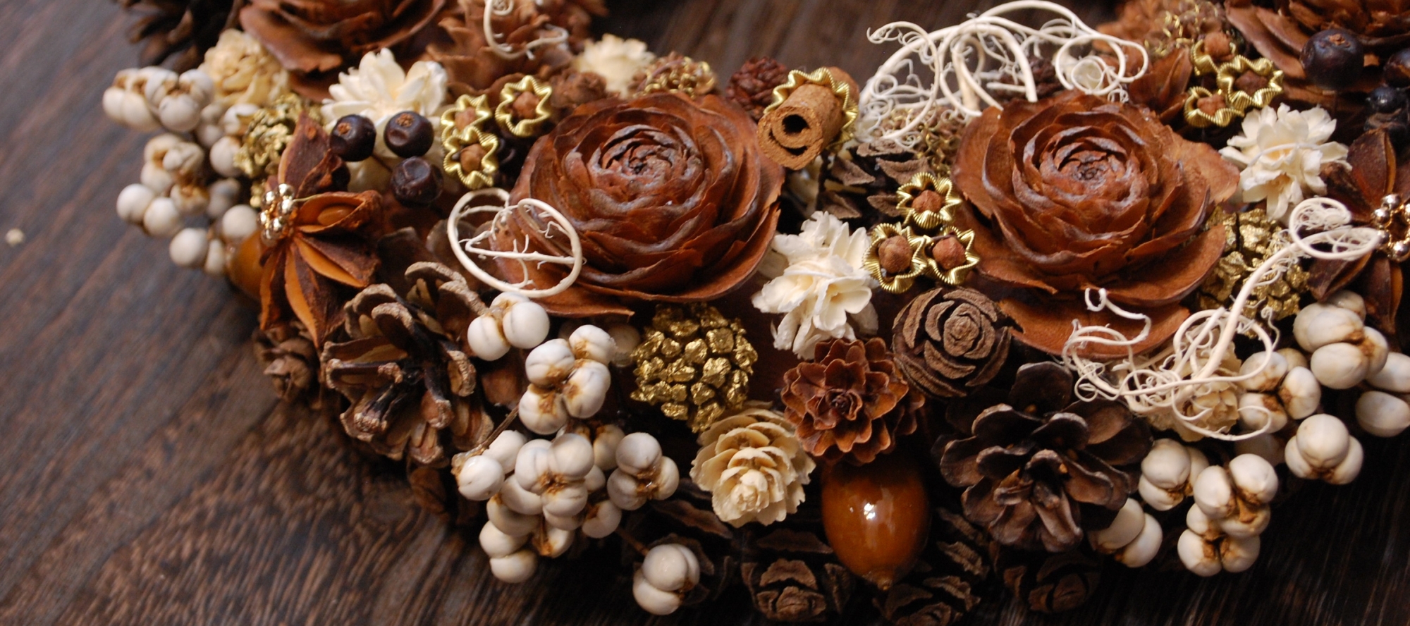 準グランプリが教える木の実アレンジのコツVol.2『素材選び』 | Mikoyan