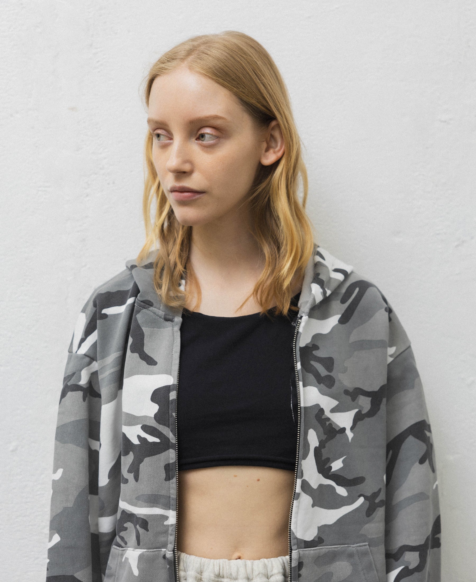 アーバンカモ スウェットジップフーディ| ヴィンテージウォッシュ