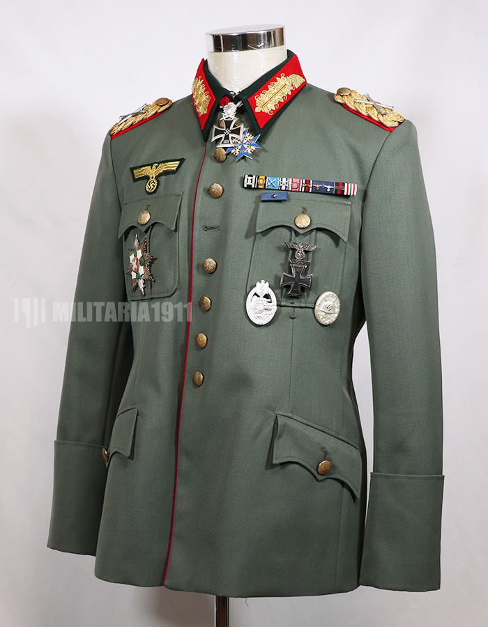 レプリカ ドイツ陸軍 エルヴィン・ロンメル元帥 M36 将官準礼装 再現品