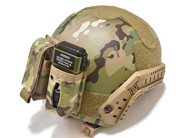 米軍実物 カウンター ウェイト ポーチ マルチカム ヘルメット用 MADE