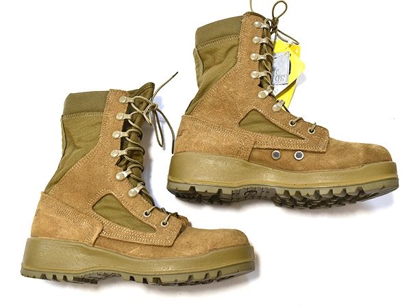 米軍実物 BELLEVILLE 551ST コンバットブーツ コヨーテ 6R 24cm 陸軍