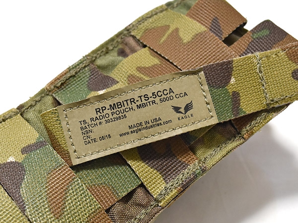 米軍実物 EAGLE MBITR TS ラジオポーチ マルチカム PRC 新タグ 特殊