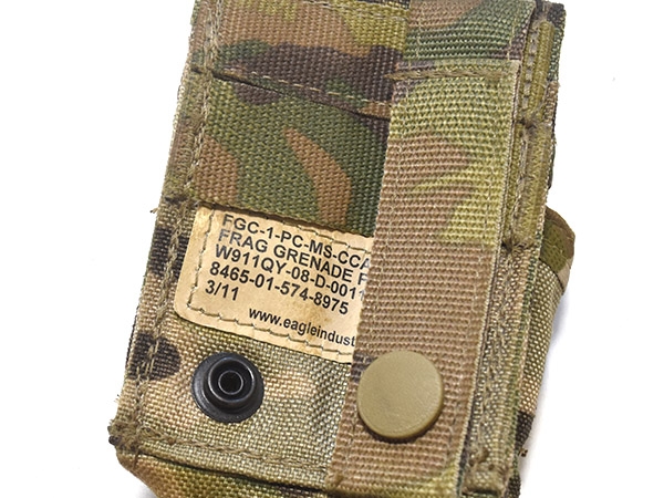 米軍実物 EAGLE フラグ グレネードポーチ V2 SOFLCS マルチカム 特殊