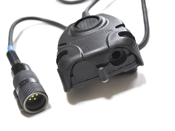 米軍実物 PELTOR PTT スイッチ アダプター 無線機 MBITR PRC-148/152