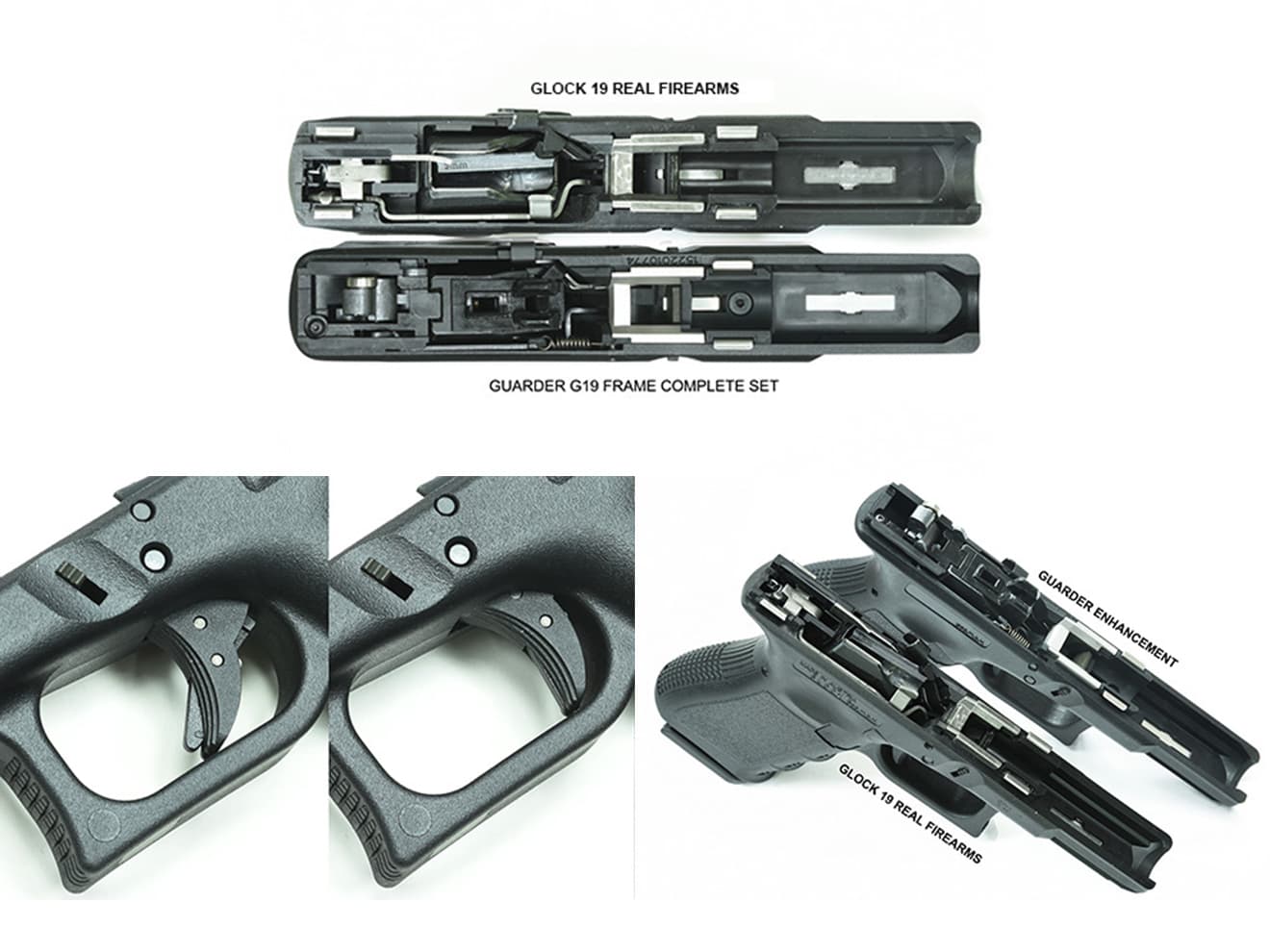 GUARDER GLOCK Gen.3 コンプリートフレームセット Euro Ver for マルイ