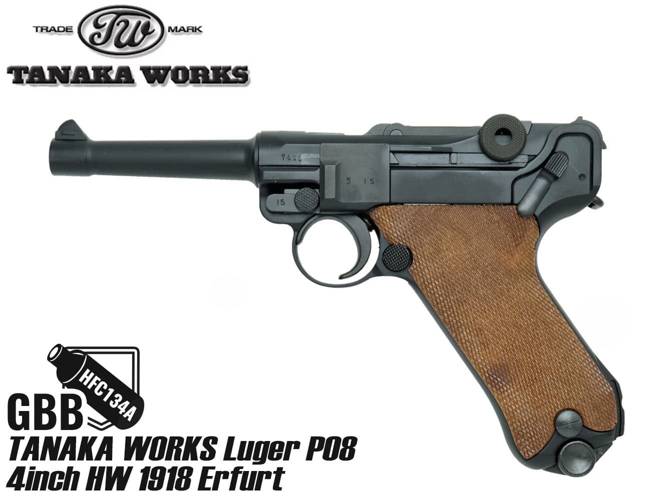 TANAKA WORKS Luger P08用Rタイプ スペアマガジン | ミリタリーベース