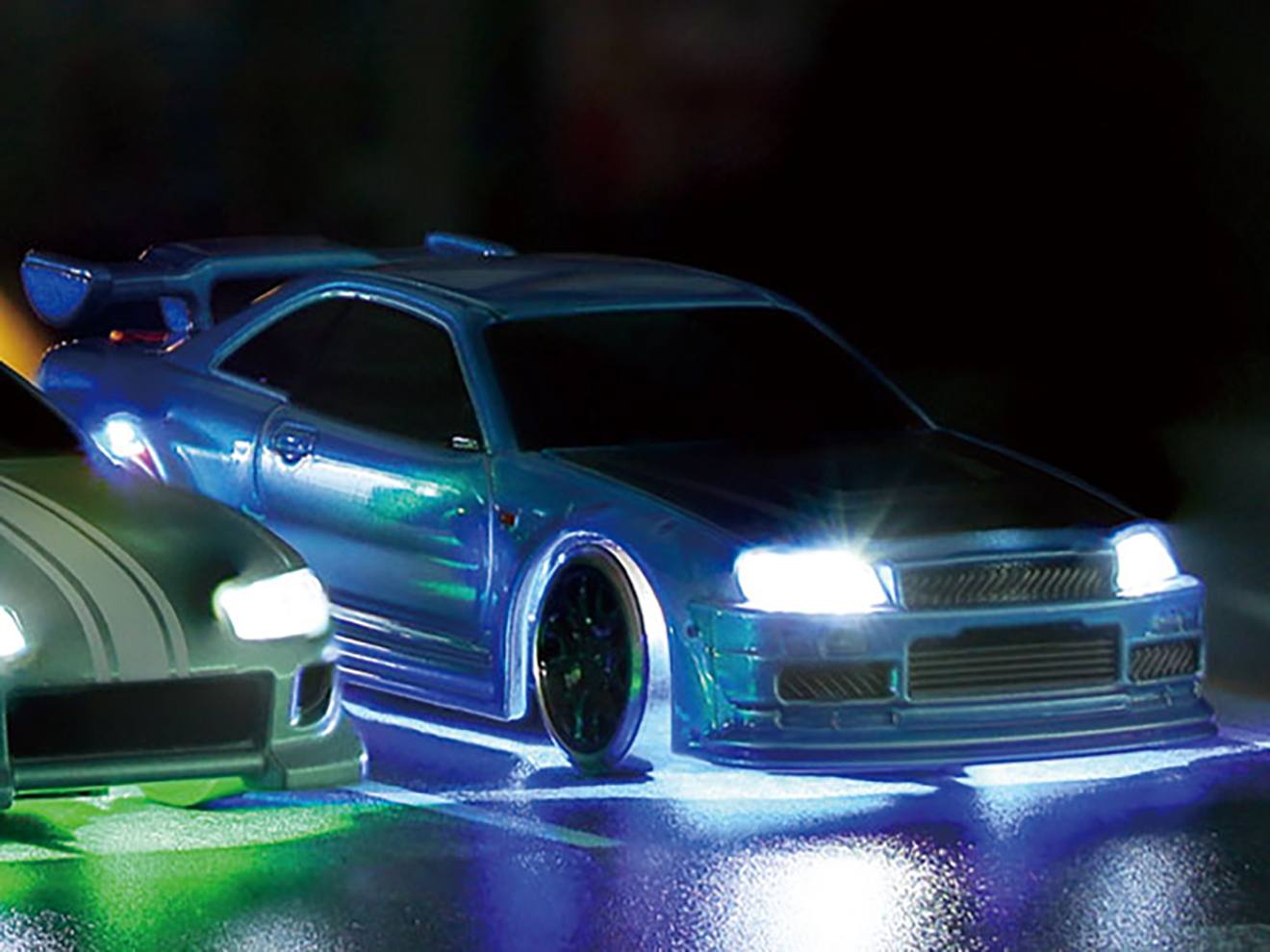 TURBO RACING 1/76スケール ドリフトカー [車種：C64ブルー / C65