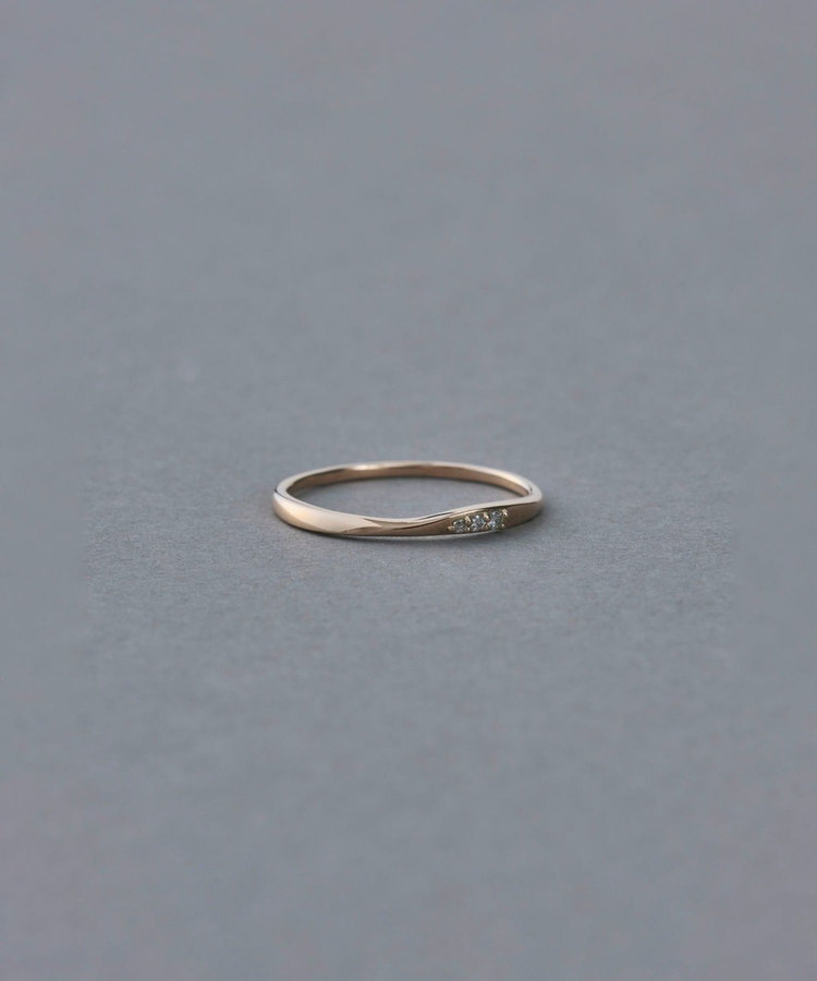 シェア] K10MPG ダイヤモンド ツイスト リング（721207） ｜ women