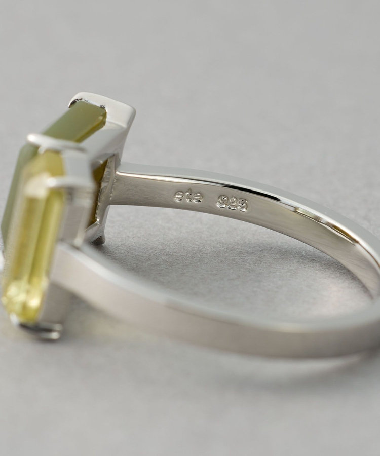 タイル] マルチクォーツ/レモンクォーツ リング（821564） ｜ women