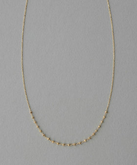 K18YG ミラーカットチェーン ネックレス（261052） ｜ women