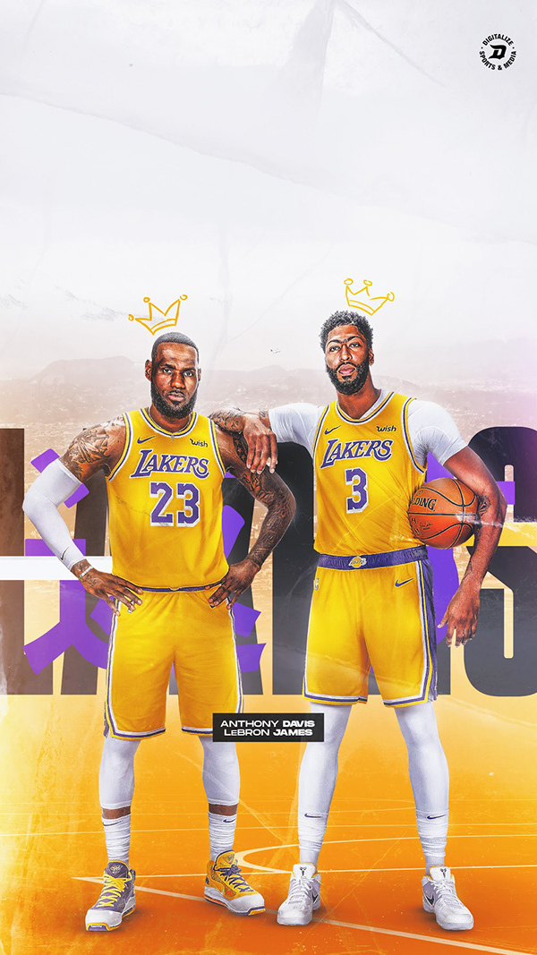 LeBron James & Anthony Davis Graphic (2) | Images :: Behance