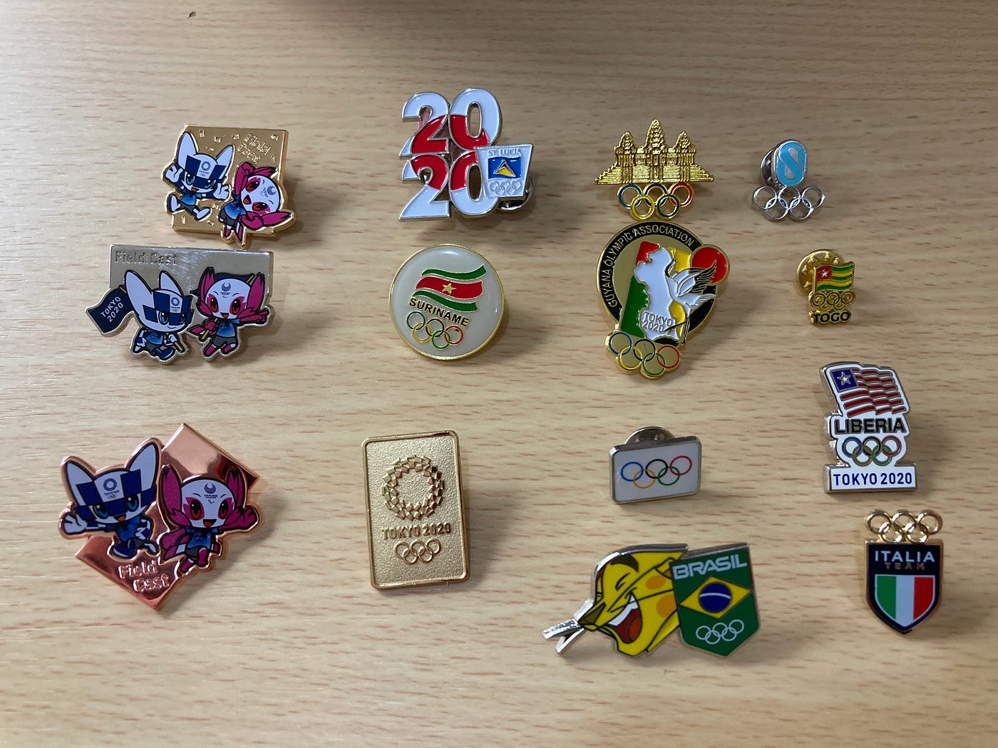 Tokyo 2020 Olympic Pins, A Simple Way to Say Thank You | by John