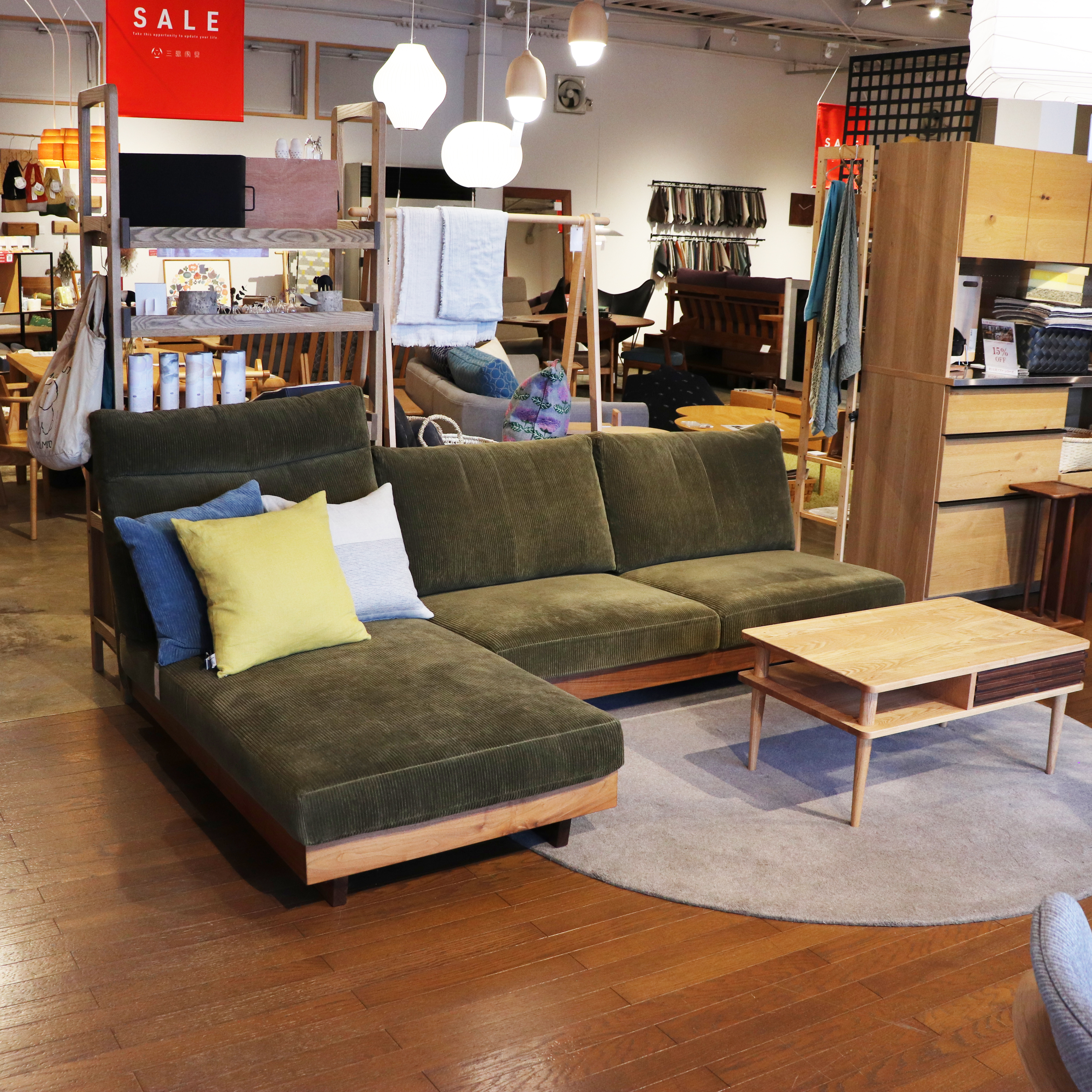 RIAMカウチソファ - 丁寧な暮らしの店・日本家具・雑貨｜三島家具【公式】