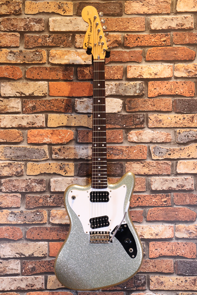 中古】Squier by Fender 1996y SUPER SONIC (SS-63 SPARKLE) / Silver