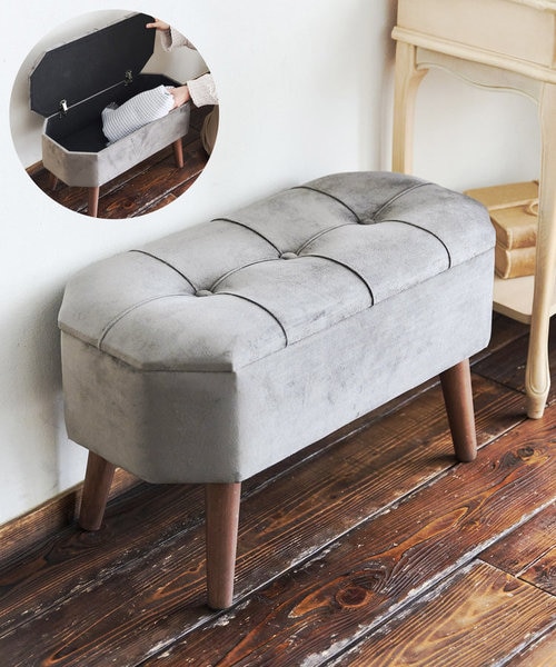 脚付き収納スツール｜サリュの通販｜&mall（アンドモール）三井