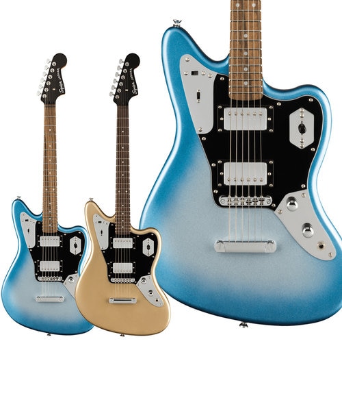 Contemporary Jaguar HH ST Laurel Fingerboard Black Pickguard