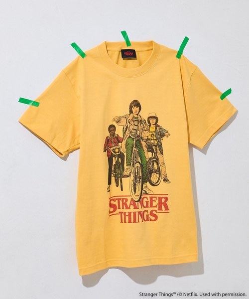 Stranger Things bicycle T-shirt/ストレンジャーシングス バイシクルT