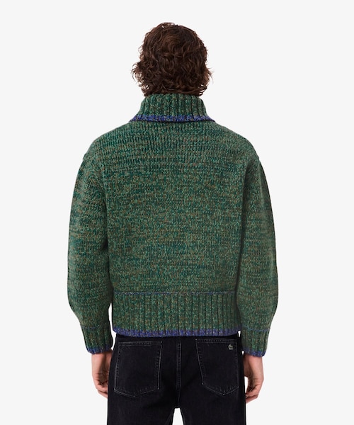 ミックスカラーローゲージニットジップセーター｜ラコステの通販