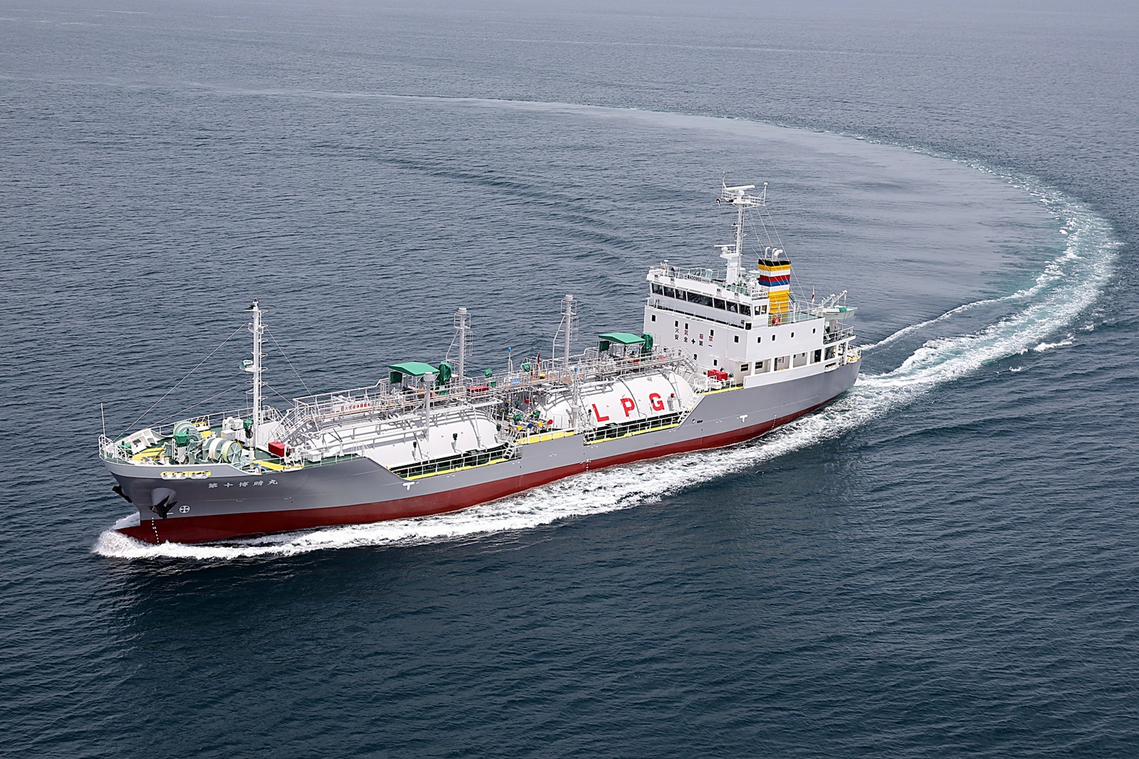4/26(火) 749総トン型液化ガスばら積船が竣工致しました。 – SAIKI