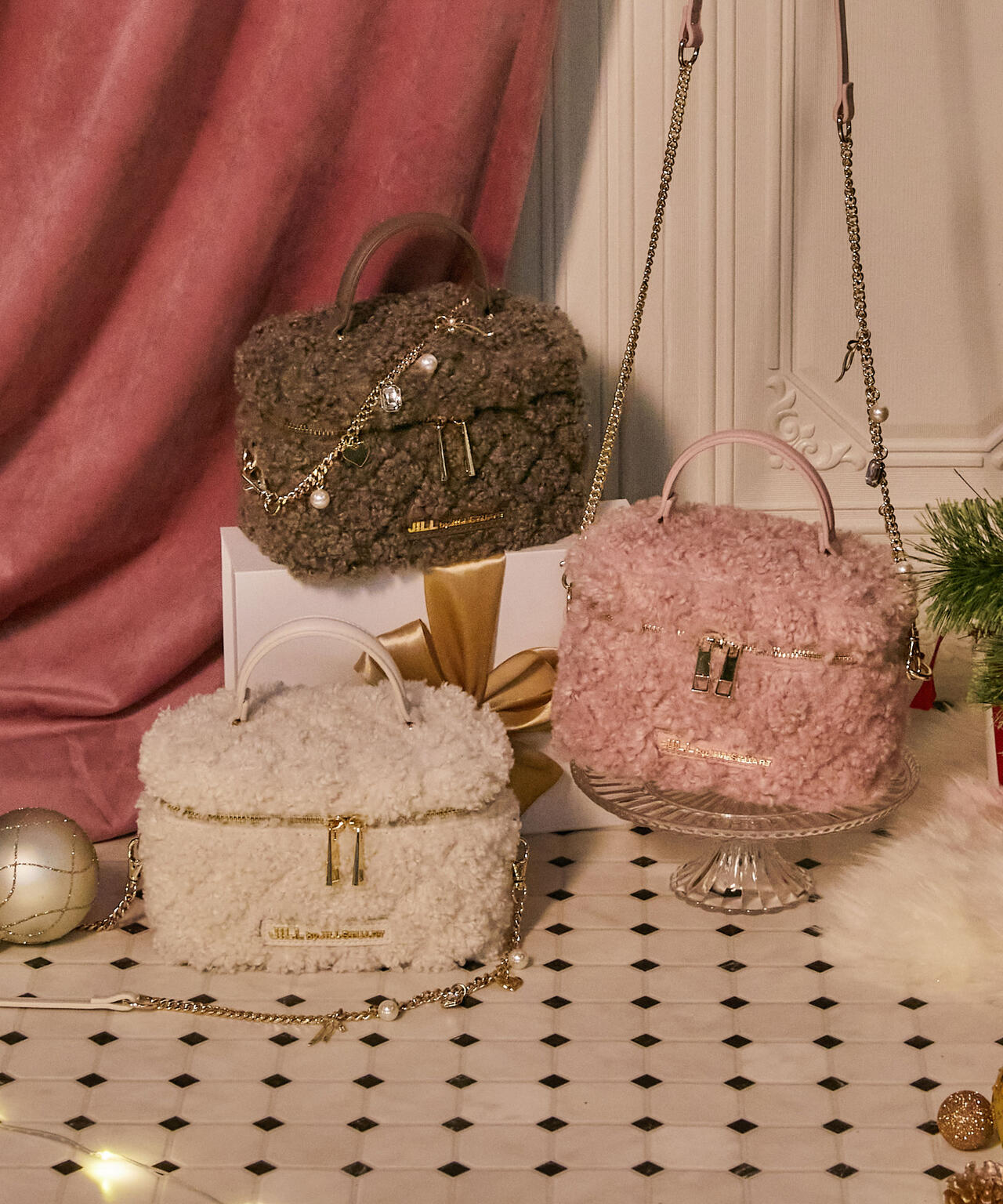 ボアバニティバッグ | JILL by JILL STUART（ジル バイ ジル