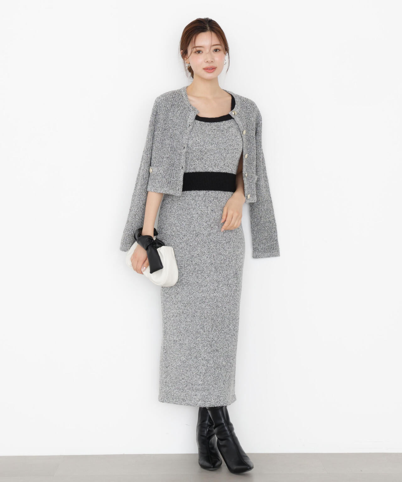 ニットワンピースセットアップ【official site・一部店舗限定