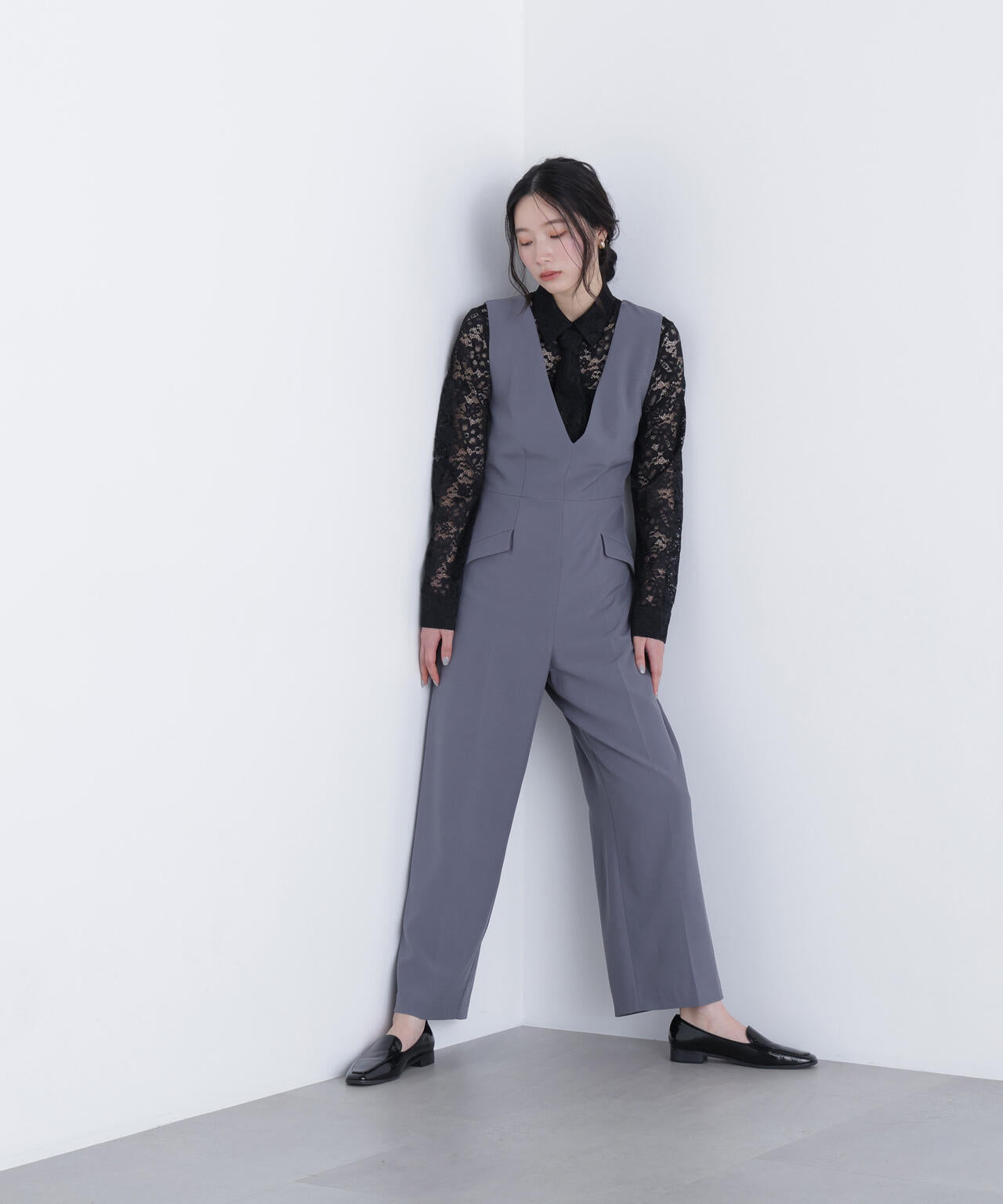 Vネックオールインワン | N. Natural Beauty Basic*（エヌ ナチュラル