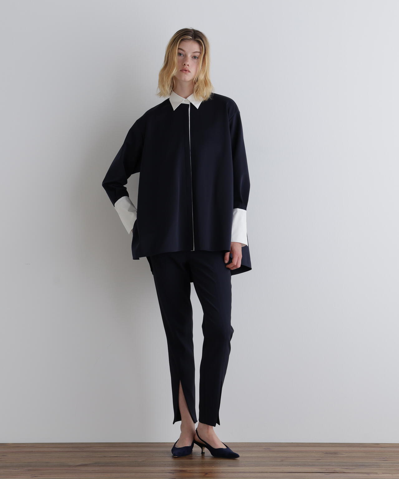 バイカラーテントブラウス | LE PHIL（ル フィル） ｜【公式】通販mix