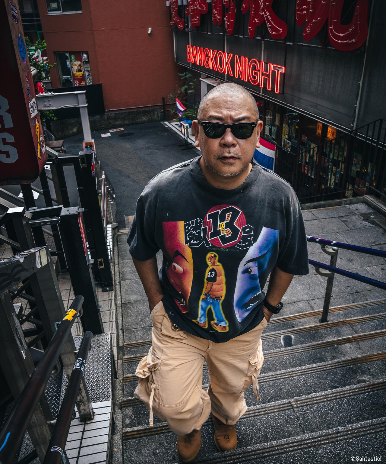 SAINT MICHAEL/セントマイケル/GS_SS TEE/隣人13号/BLACK | ROYAL