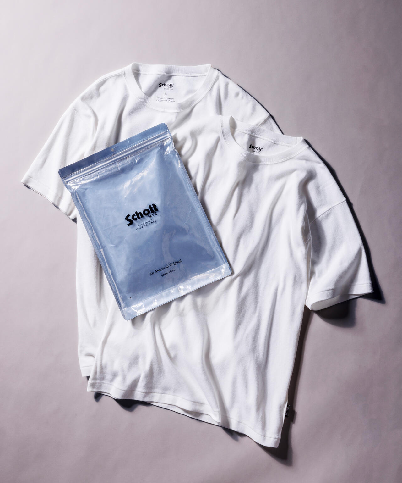 直営限定/2PACK T-SHIRT/2パックティーシャツ | Schott（ショット