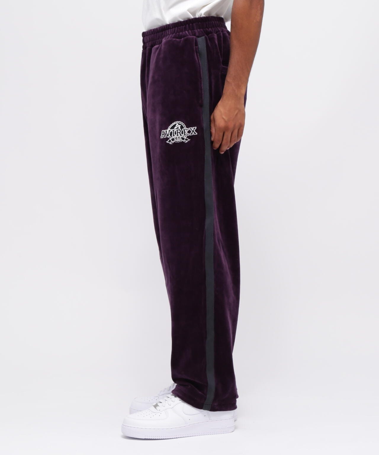 WEB&DEPOT限定》VELOUR TRACK PANTS / ベロア トラックパンツ | AVIREX