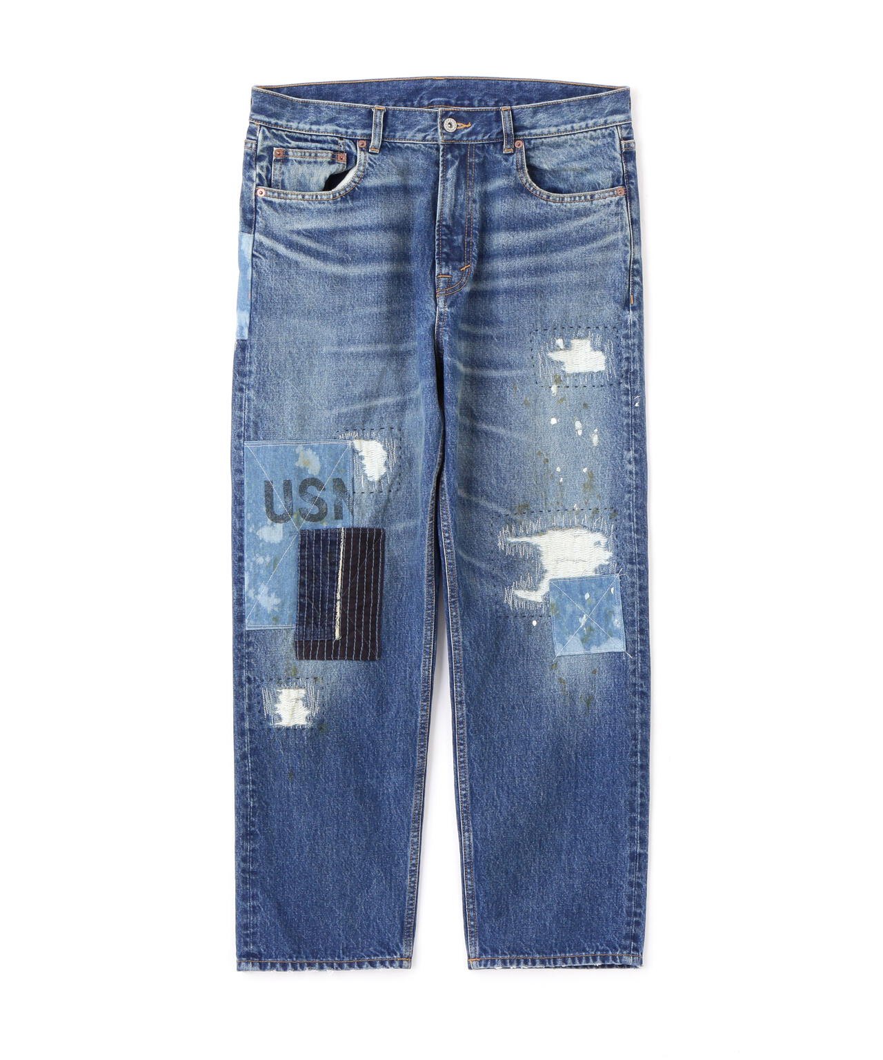 RESTORE COLLECTION》DENIM PANTS ”REPAIR CUSTOM” | AVIREX