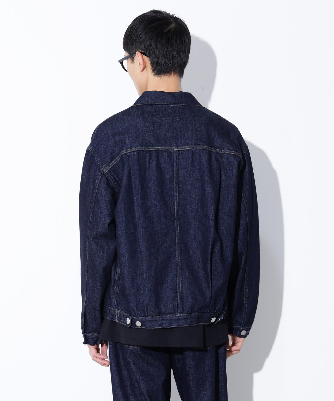 AUTHENコラボ SILKNIZED DENIM トラッカージャケット(セットアップ可
