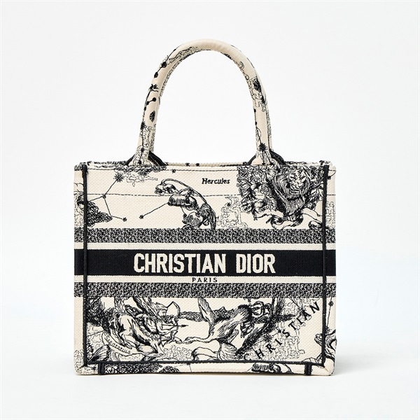 Christian Dior ブックトート スモール トートバッグ ホワイト