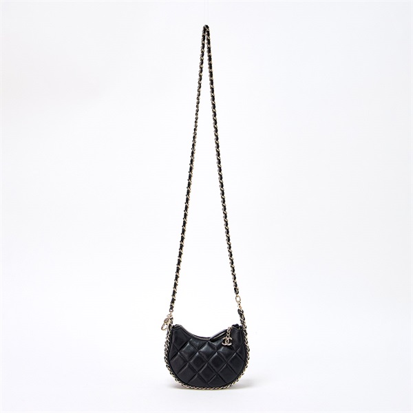 CHANEL ホーボー スモール 2021年以降 ショルダーバッグ ブラック