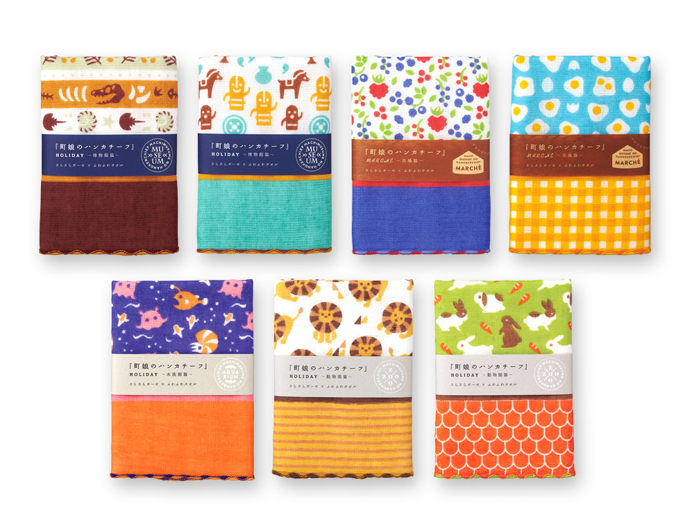 町娘のハンカチーフ 新柄7柄 | 宮本株式会社