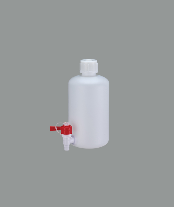 広口瓶コック付3L - 瑞穂化成工業株式会社