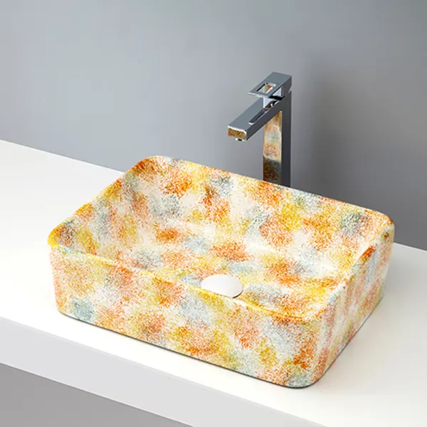 洗面ボウル フラワー-03 B074｜おしゃれな洗面ボウル(洗面器)通販