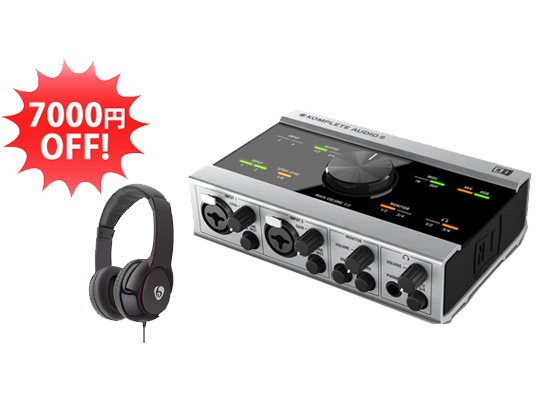 Native Instruments/KOMPLETE AUDIO6 が期間限定でお求めやすい価格に