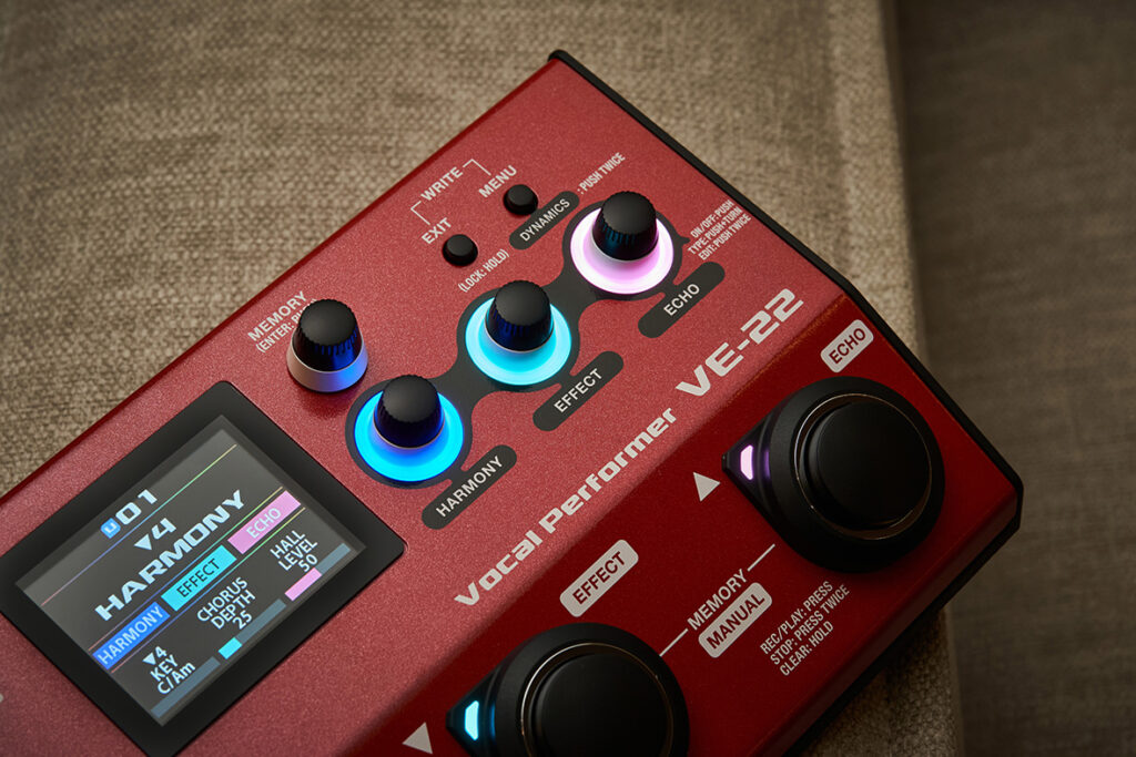 BOSSのハイ・クオリティなエフェクトを多数搭載！シンプルで簡単操作の