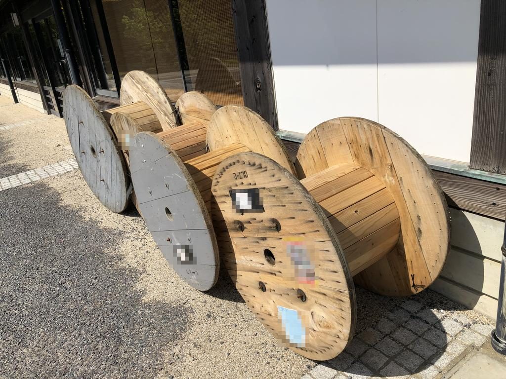 ケーブルドラムを入手しました！ - 道の駅 桃山天下市