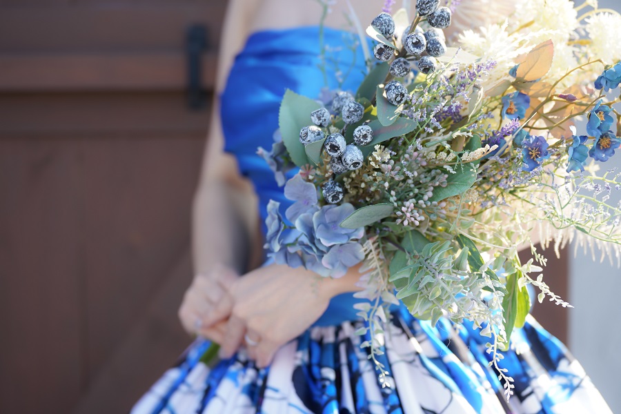 青が映す、花嫁の幸せ。フォトウェディングで叶えるサムシングブルー