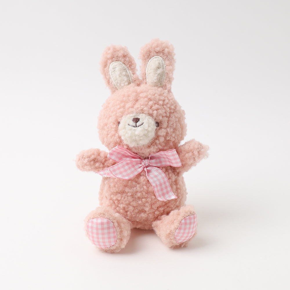 うさぎさんギンガムチェックリボンぬいぐるみ – moncheri