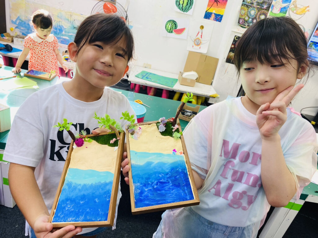 ハワイのきれいなビーチをミニジオラマで！おうちに飾れるハワイの景色