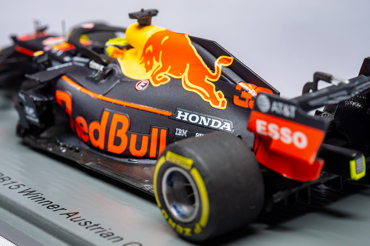 Spark Red Bull RB15 Honda M. Verstappen Winner Austrian GP 2019