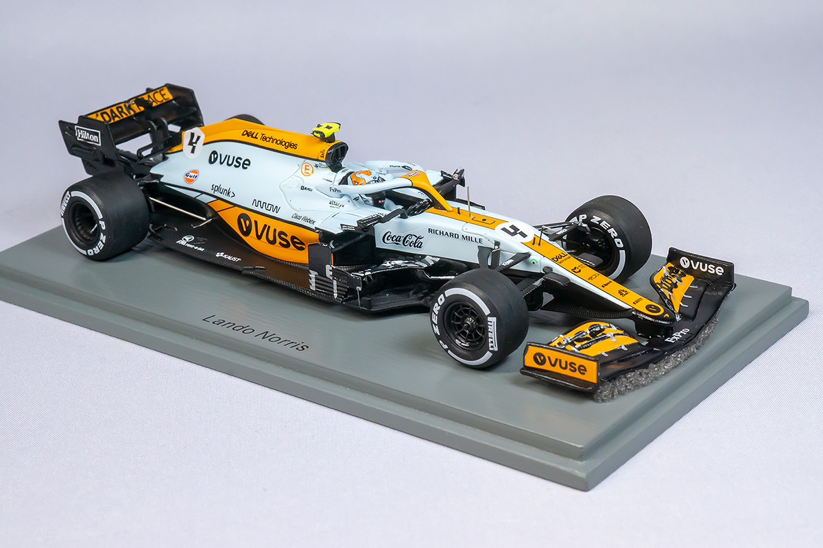 Spark McLaren MCL35M L. Norris 3rd Monaco GP 2021 | b's mono-log