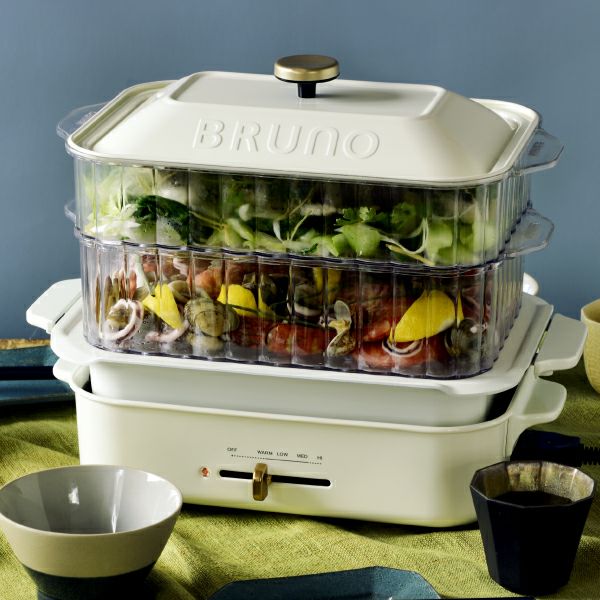 BRUNO ブルーノ コンパクトホットプレート用 スチーマー | キッチン