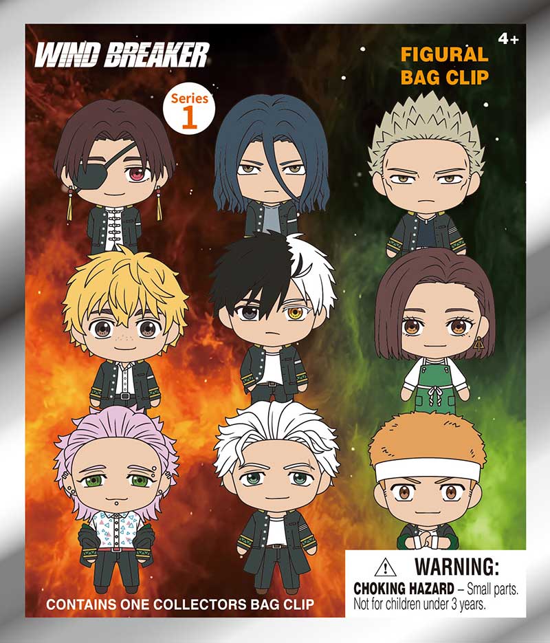 Windbreaker 3D Foam Bag Clip, Series 1 - Monogram International Inc.